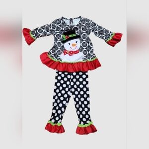 Emily Rose, Christmas snowman set 2T
